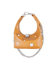 Agatha Studs - Tan Brown