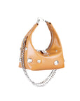 Agatha Studs - Tan Brown
