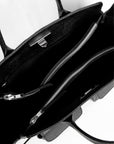 Solene Medium - Pebbled Black