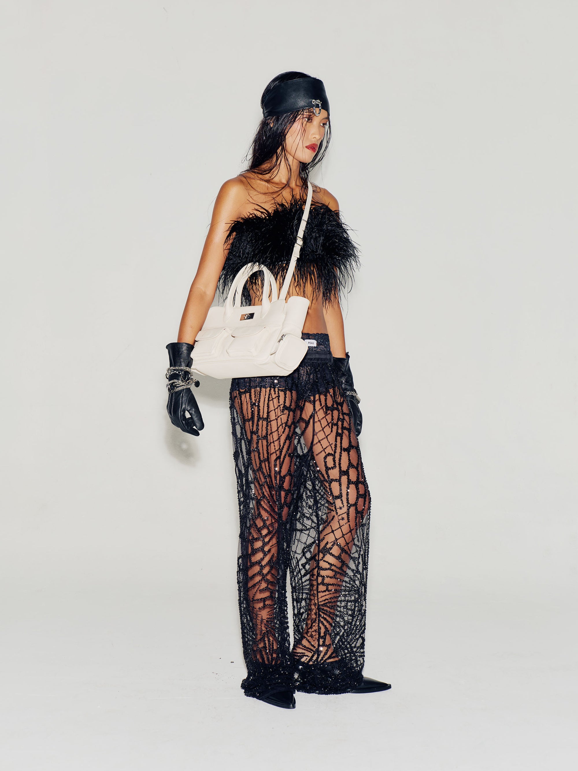 Solene Small - Pebbled Black