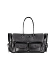 Solene Medium - Pebbled Black