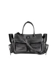 Solene Small - Pebbled Black
